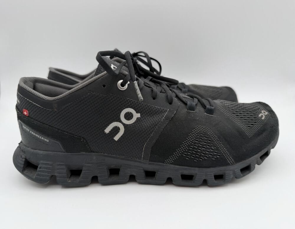 On Cloud X Black Training Running Shoes Sneakers Women’s Size 10 Comfort Walking